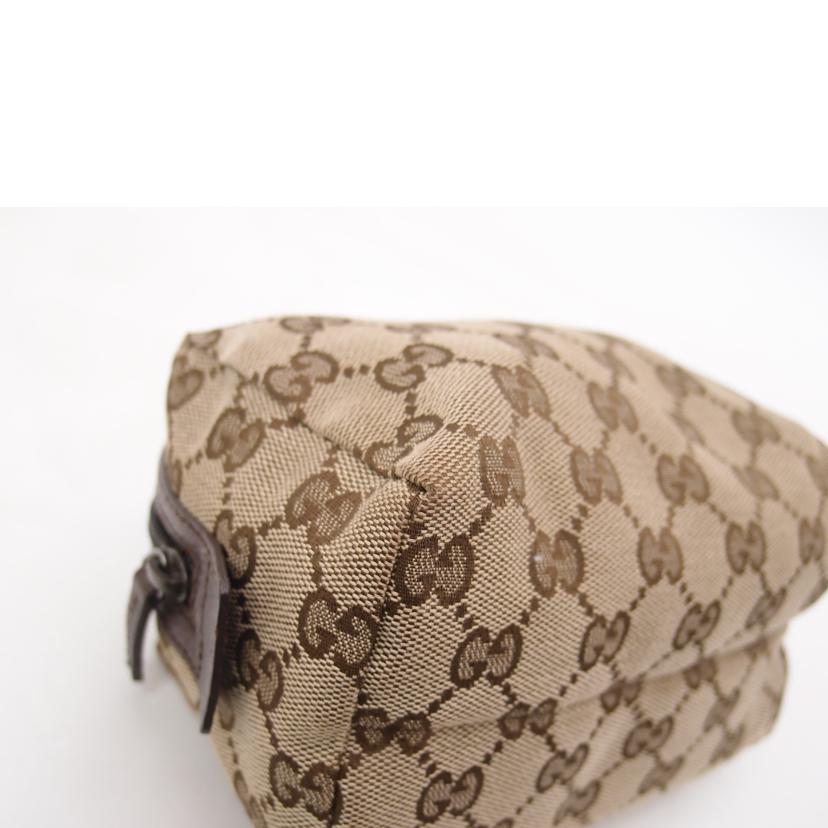 GUCCI グッチ/GGキャンバスコスメポーチ/ブラウン/29595//203***/ABランク/69