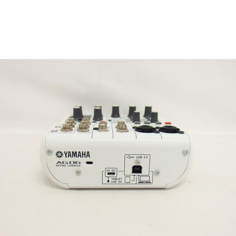 YAMAHA ヤマハ/ウェブキャスティングミキサー/AG06//YCAP04315/Aランク/04
