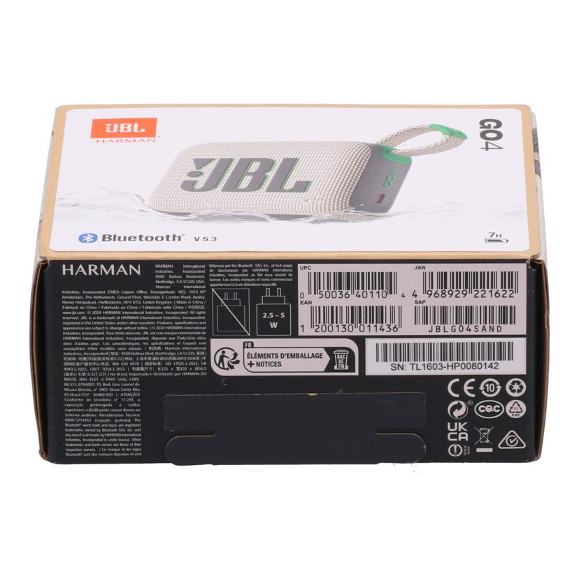 JBL ジェービーエル /ワイヤレススピーカー未使用/JBL GO4//TL1603-HP0080142/Sランク/81