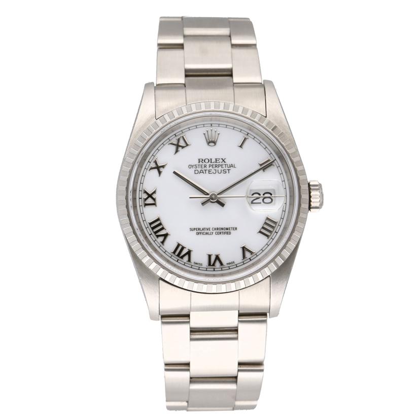 ROLEX ロレックス/デイトジャスト・ホワイトローマン/P番/16200//P50**********/Aランク/19