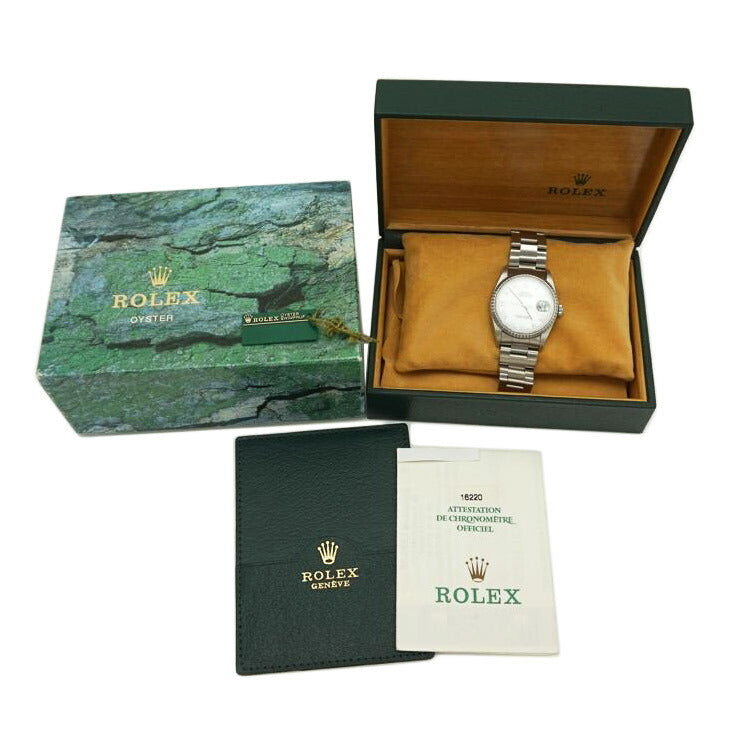 ROLEX ロレックス/デイトジャスト・ホワイトローマン/P番/16200//P50**********/Aランク/19