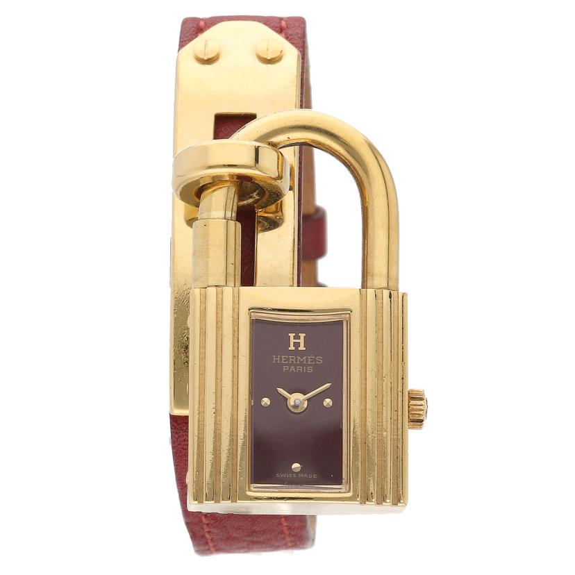 HERMES エルメス/ケリーウォッチ・ボルドー/レディース/クオーツ/KE1.201//363***/Bランク/19