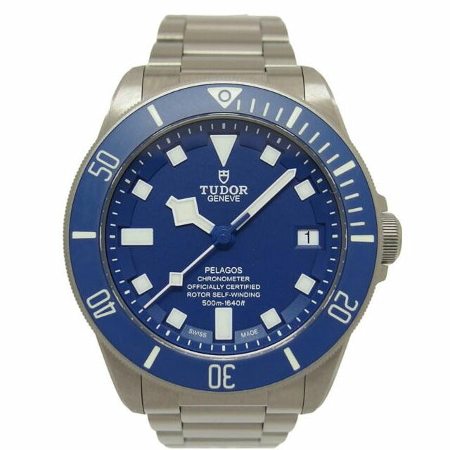 TUDOR チューダー/ペラゴス/ブルー文字盤/チタン/自動巻き/25600TB//9VE****/Aランク/04