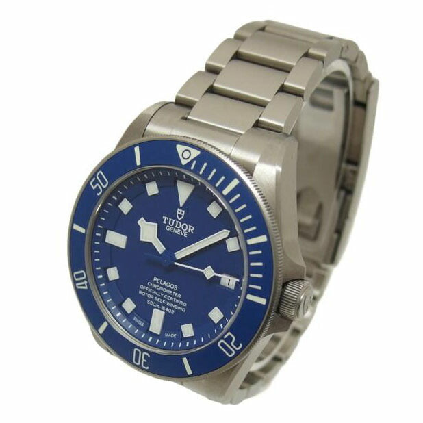 TUDOR チューダー/ペラゴス/ブルー文字盤/チタン/自動巻き/25600TB//9VE****/Aランク/04