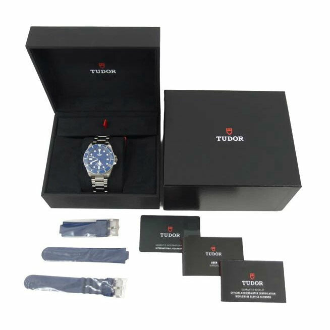 TUDOR チューダー/ペラゴス/ブルー文字盤/チタン/自動巻き/25600TB//9VE****/Aランク/04