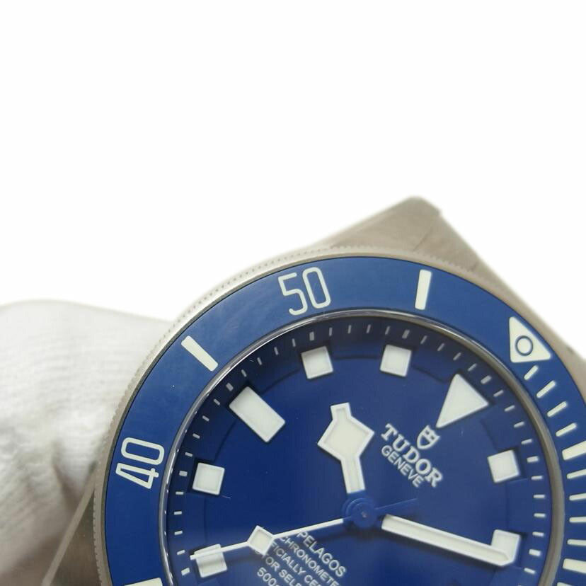 TUDOR チューダー/ペラゴス/ブルー文字盤/チタン/自動巻き/25600TB//9VE****/Aランク/04