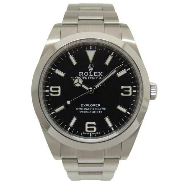 ROLEX ロレックス/エクスプローラーⅠ/ブラック文字盤/ランダム/自動巻き/214270//E45*****/Aランク/04