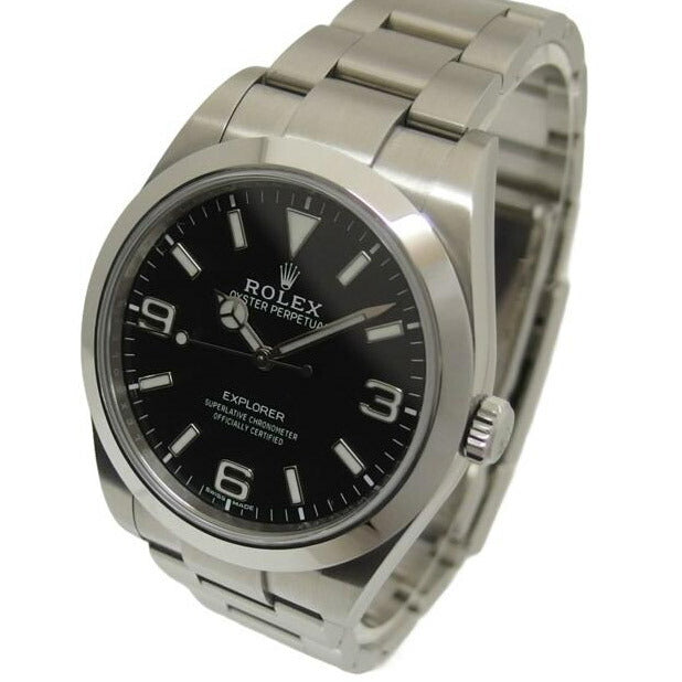 ROLEX ロレックス/エクスプローラーⅠ/ブラック文字盤/ランダム/自動巻き/214270//E45*****/Aランク/04