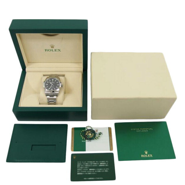 ROLEX ロレックス/エクスプローラーⅠ/ブラック文字盤/ランダム/自動巻き/214270//E45*****/Aランク/04