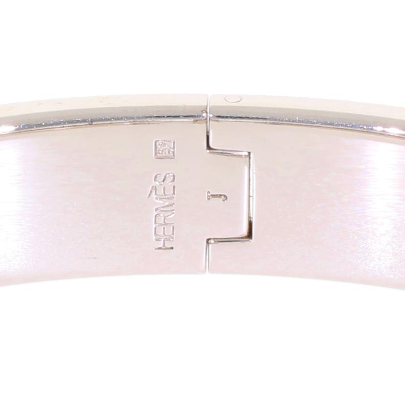 HERMES エルメス/クリッククラック PM Hブレス/ライトブルー×シルバー//ABランク/93