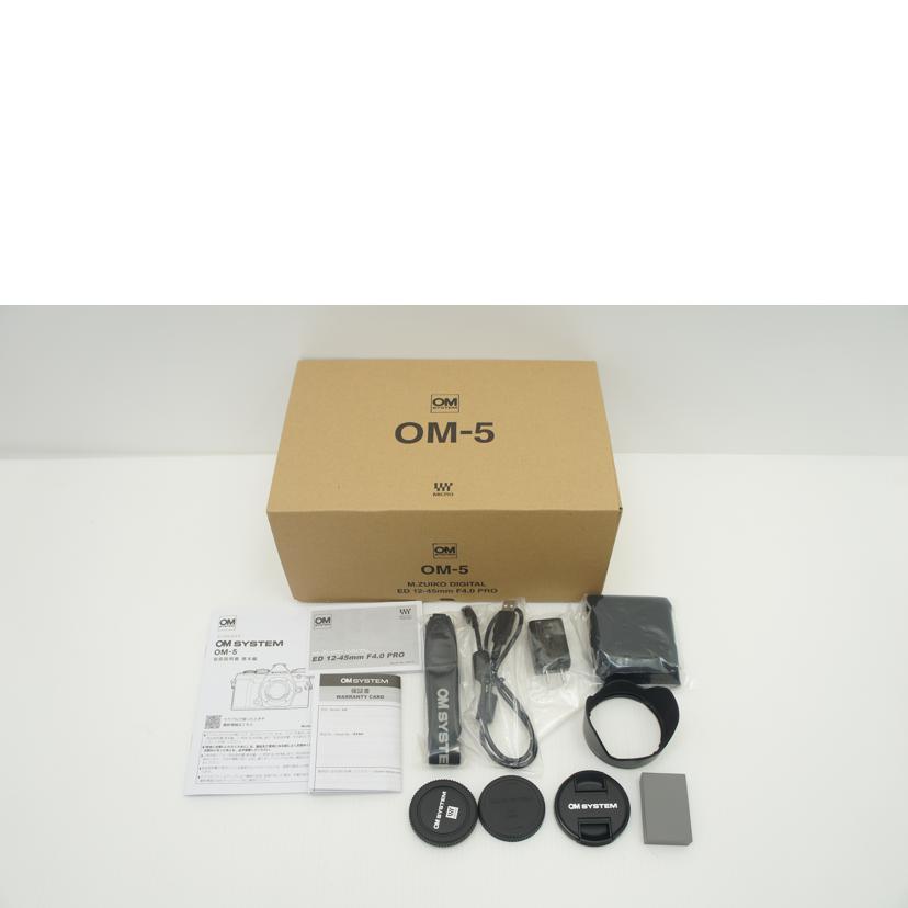 OLYMPUS オリンパス/ ミラーレス一眼/OM-5 12-45/4 PRO/ OM-5 12-45/4 PRO//BJAOA11407/Sランク/75