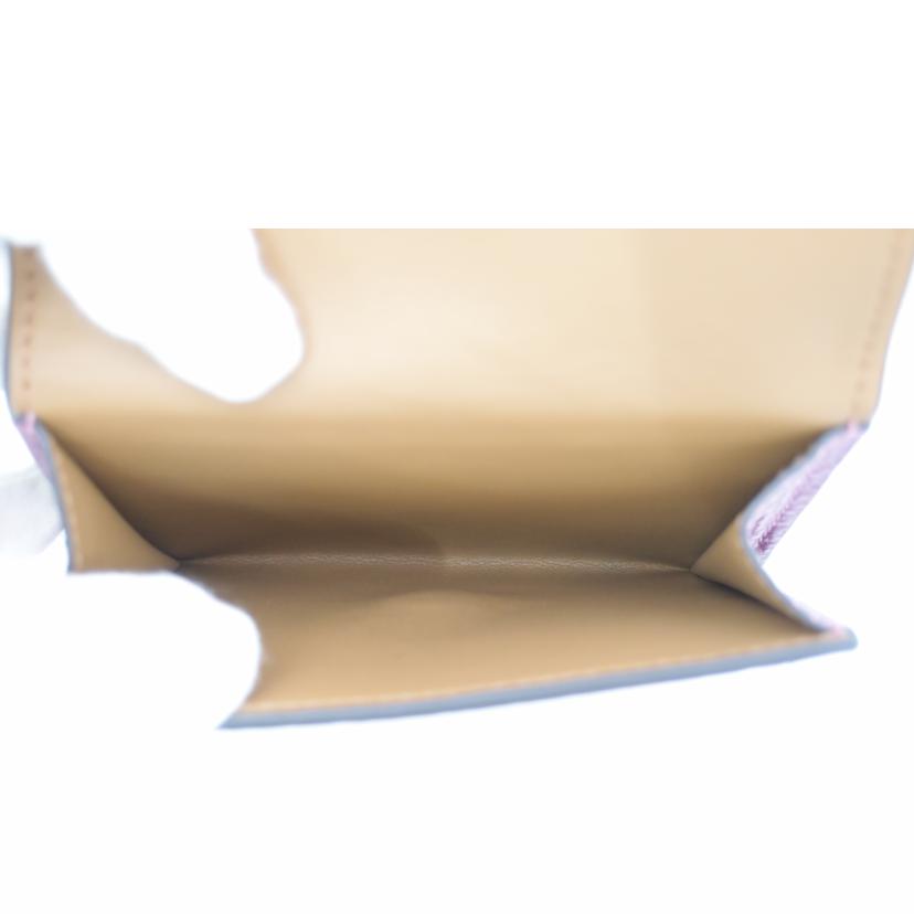 COACH コーチ 二つ折り財布 紫 レディース 花 /Wホック財布/パープル/CF485//H22**/SAランク/69