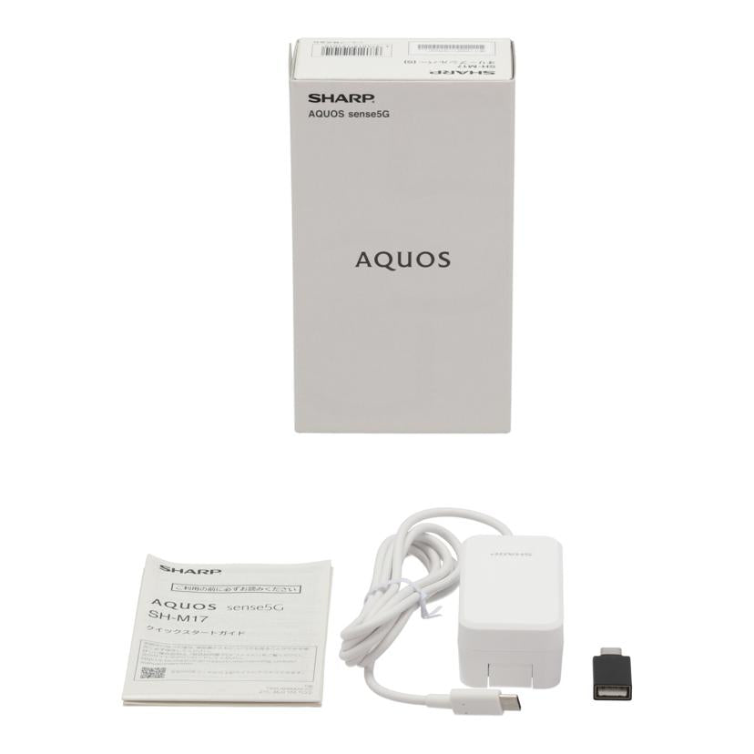 SHARP Rakuten シャープ /スマートフォン/AQUOS sense5G/SH-M17//356651110827896/ABランク/05