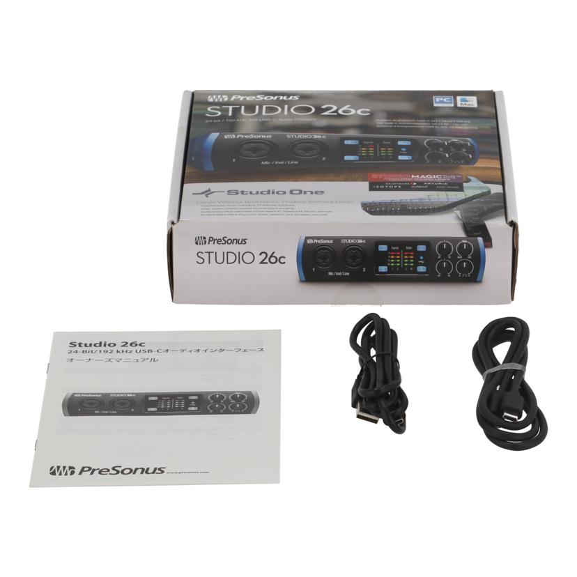 PreSonus プレソナス/オーディオインターフェース/STUDIO 26c//SC2E19120545/Aランク/77
