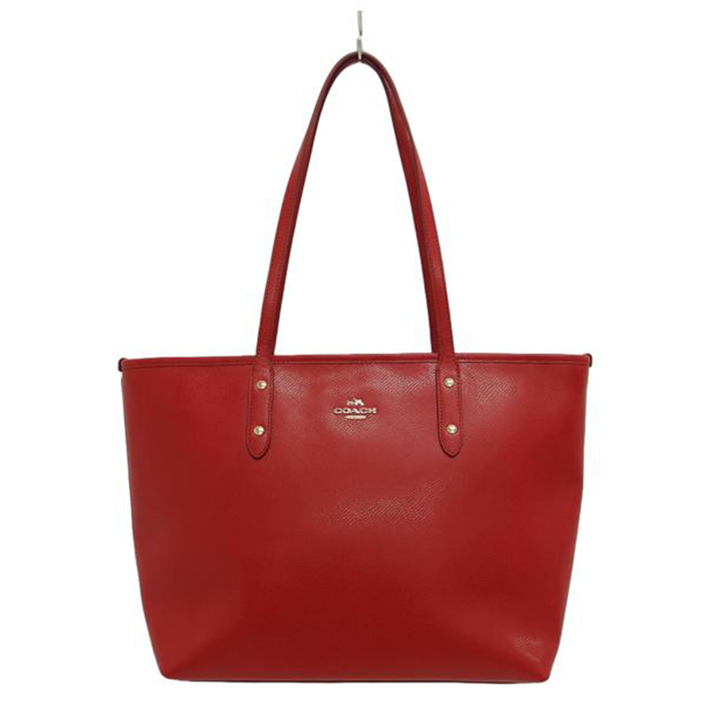 COACH コーチ/シティジップ/トートバッグ/レッド/F36875//K15**/Aランク/04