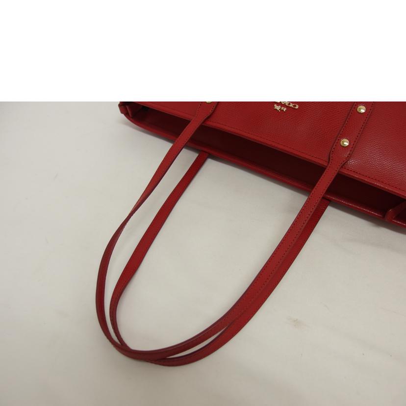 COACH コーチ/シティジップ/トートバッグ/レッド/F36875//K15**/Aランク/04