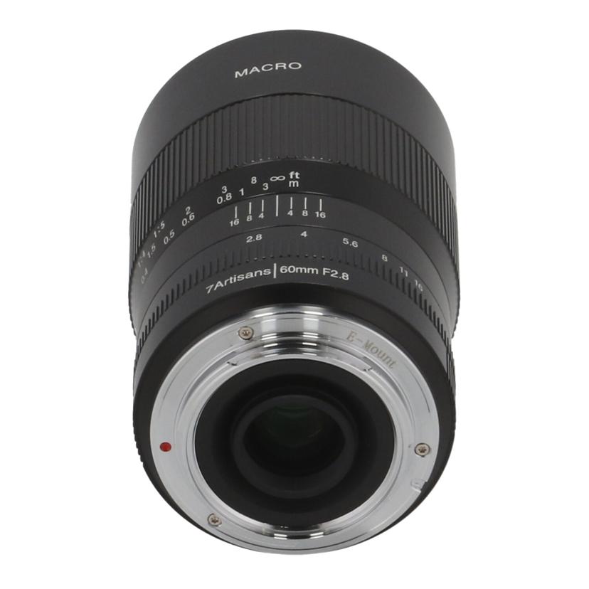 7Artisans SONY E 七工匠 /交換レンズ/60mm/60mm F2.8 Macro 6028EB//11266016417/Aランク/67