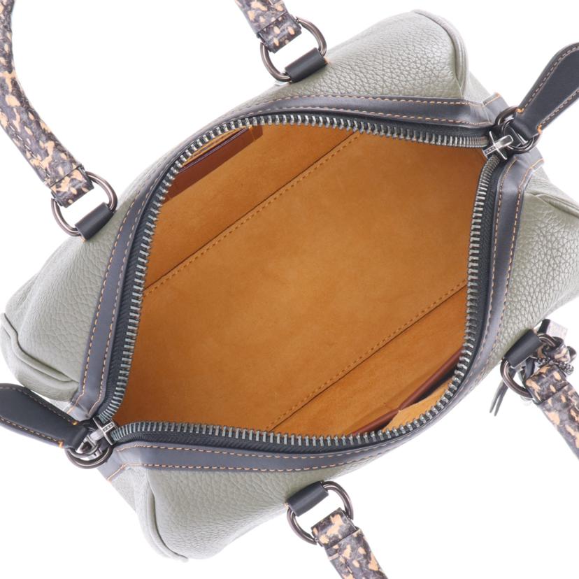 COACH コーチ/ルビーサッチェル25・カラーブロック・スネークスキンデイテール/C8533//M22**/Aランク/94