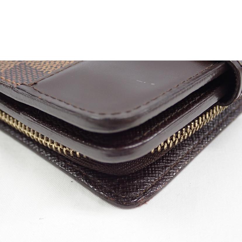 LV LV/コンパクトジップ/ダミエ/N61668//CA0***/Bランク/62