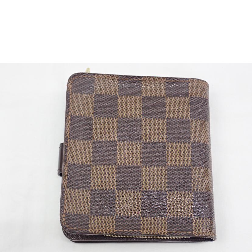 LV LV/コンパクトジップ/ダミエ/N61668//CA0***/Bランク/62