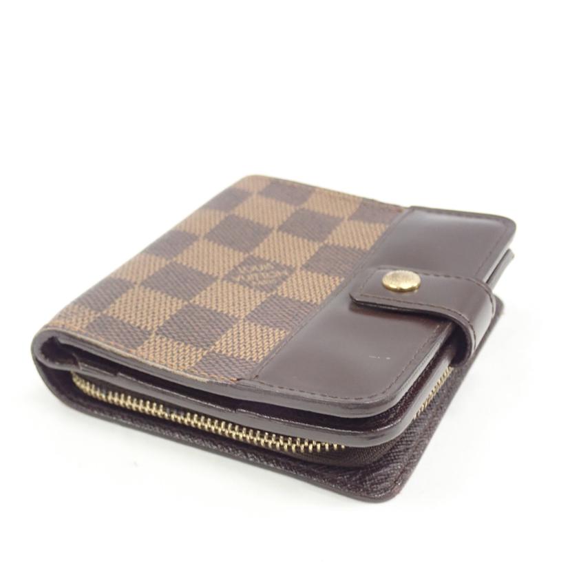LV LV/コンパクトジップ/ダミエ/N61668//CA0***/Bランク/62