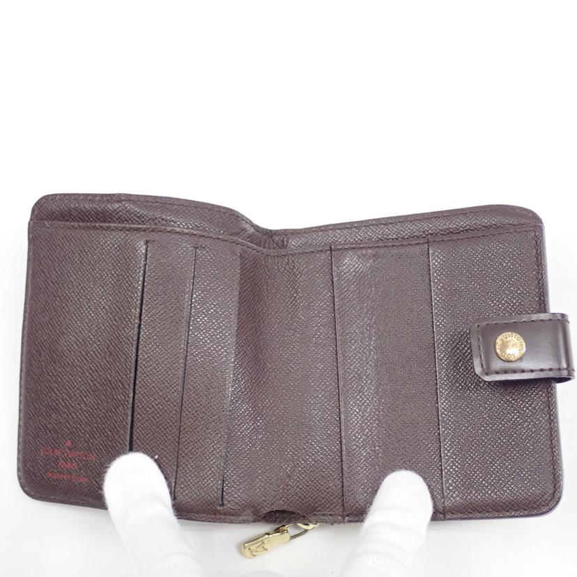 LV LV/コンパクトジップ/ダミエ/N61668//CA0***/Bランク/62