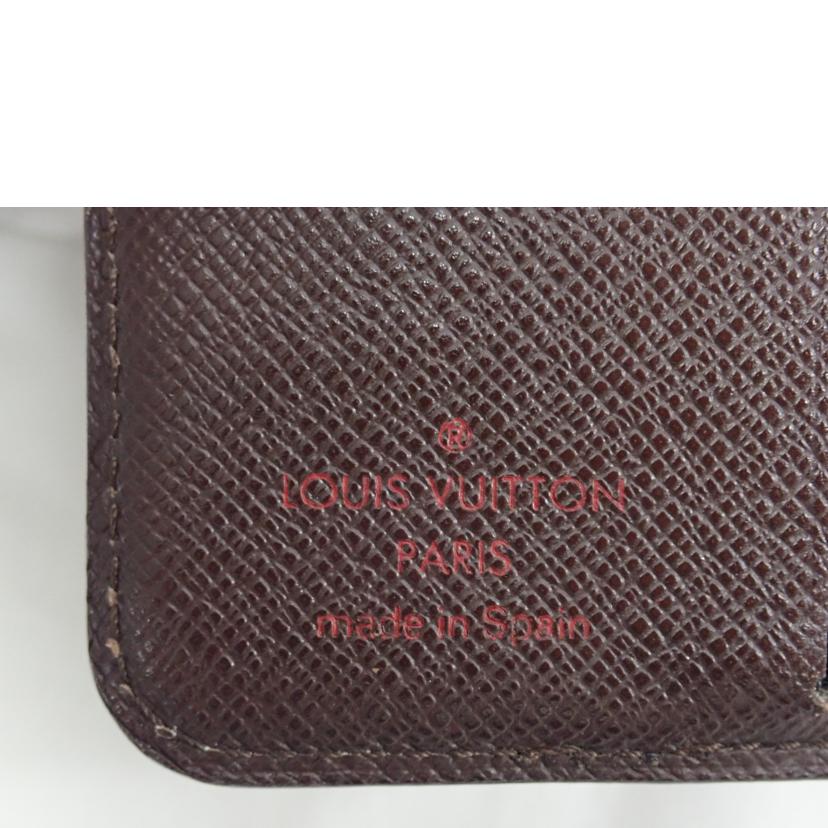 LV LV/コンパクトジップ/ダミエ/N61668//CA0***/Bランク/62