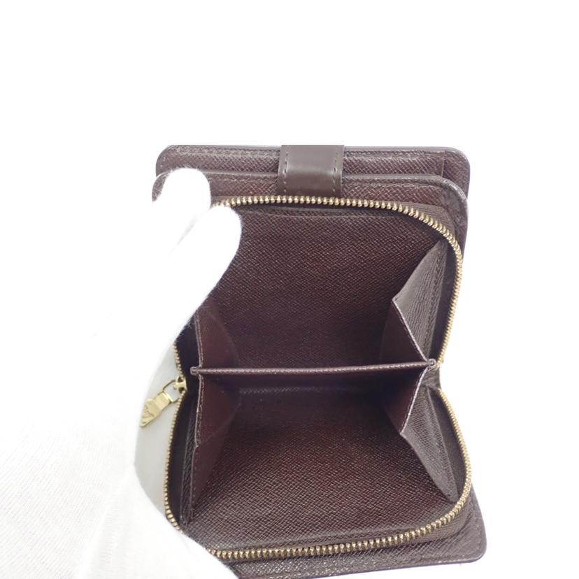 LV LV/コンパクトジップ/ダミエ/N61668//CA0***/Bランク/62