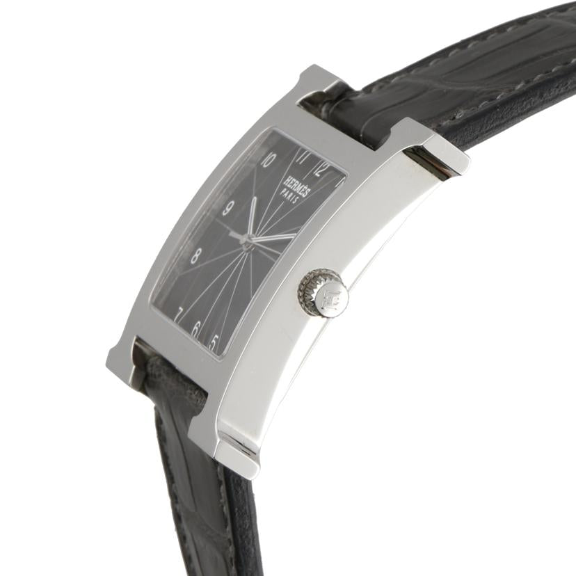 HERMES エルメス/Hウォッチ/クロコベルト/HH1.810//227****/ABランク/91