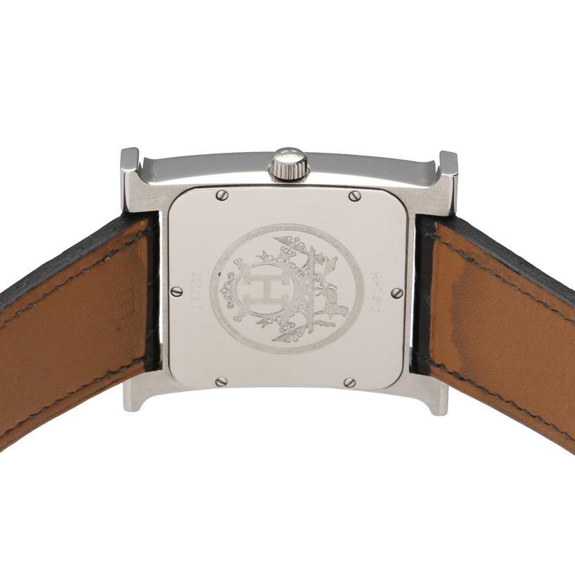HERMES エルメス/Hウォッチ/クロコベルト/HH1.810//227****/ABランク/91