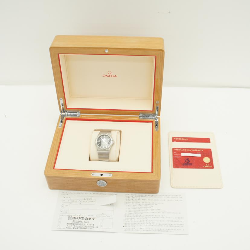 OMEGA オメガ/コンステレーション ブラック文字盤 メンズ クオーツ/12310356001001//930*****/Aランク/37