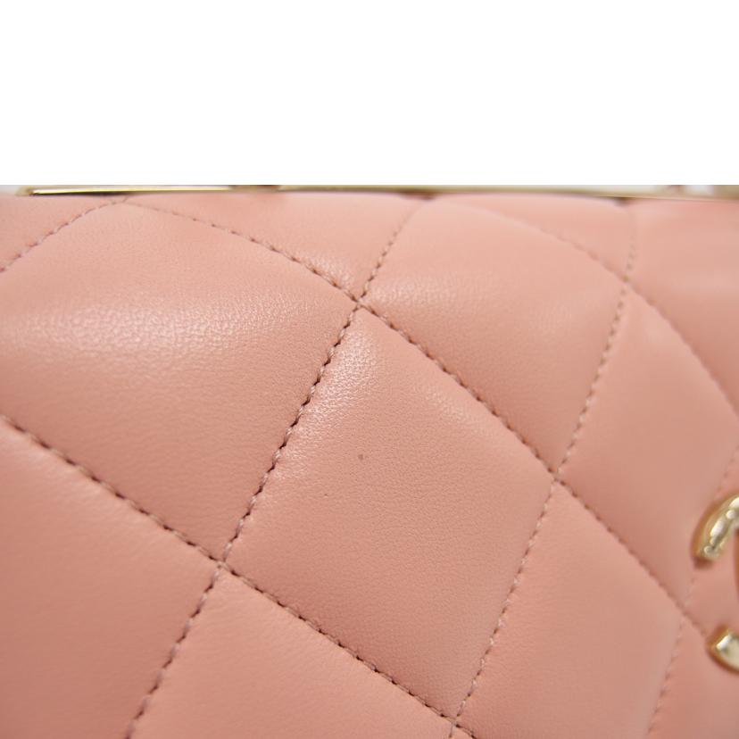 CHANEL シャネル/トレンディCC トップハンドルショルダー/ラムスキン/ピンク/AS4654//294*****/SAランク/04