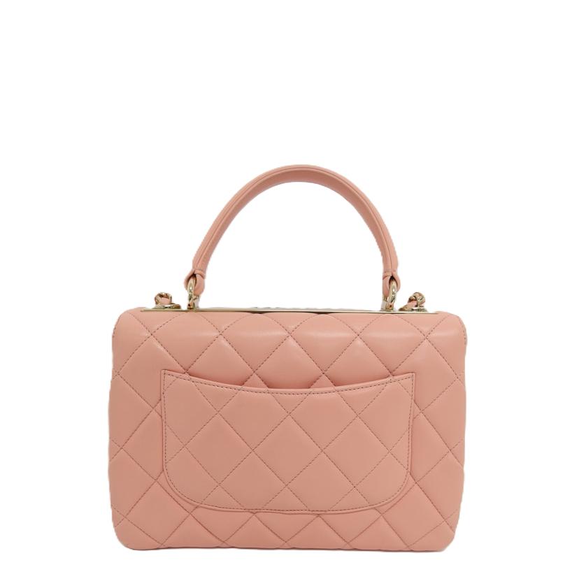 CHANEL シャネル/トレンディCC トップハンドルショルダー/ラムスキン/ピンク/AS4654//294*****/SAランク/04