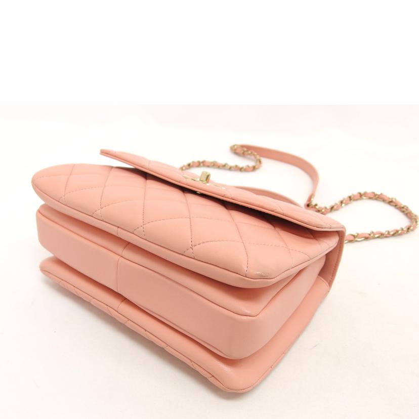 CHANEL シャネル/トレンディCC トップハンドルショルダー/ラムスキン/ピンク/AS4654//294*****/SAランク/04