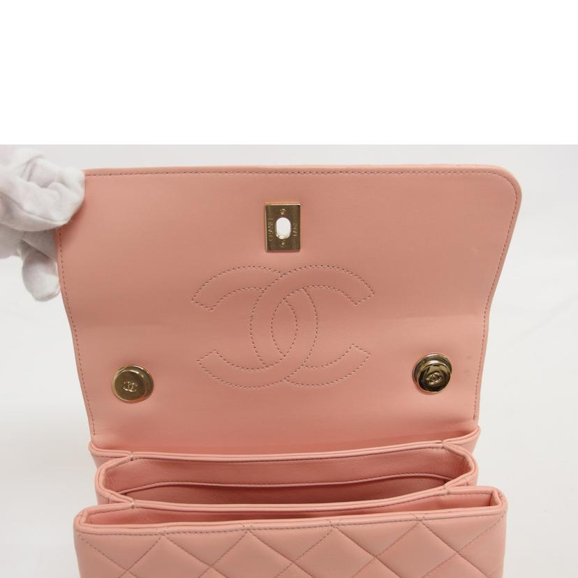CHANEL シャネル/トレンディCC トップハンドルショルダー/ラムスキン/ピンク/AS4654//294*****/SAランク/04