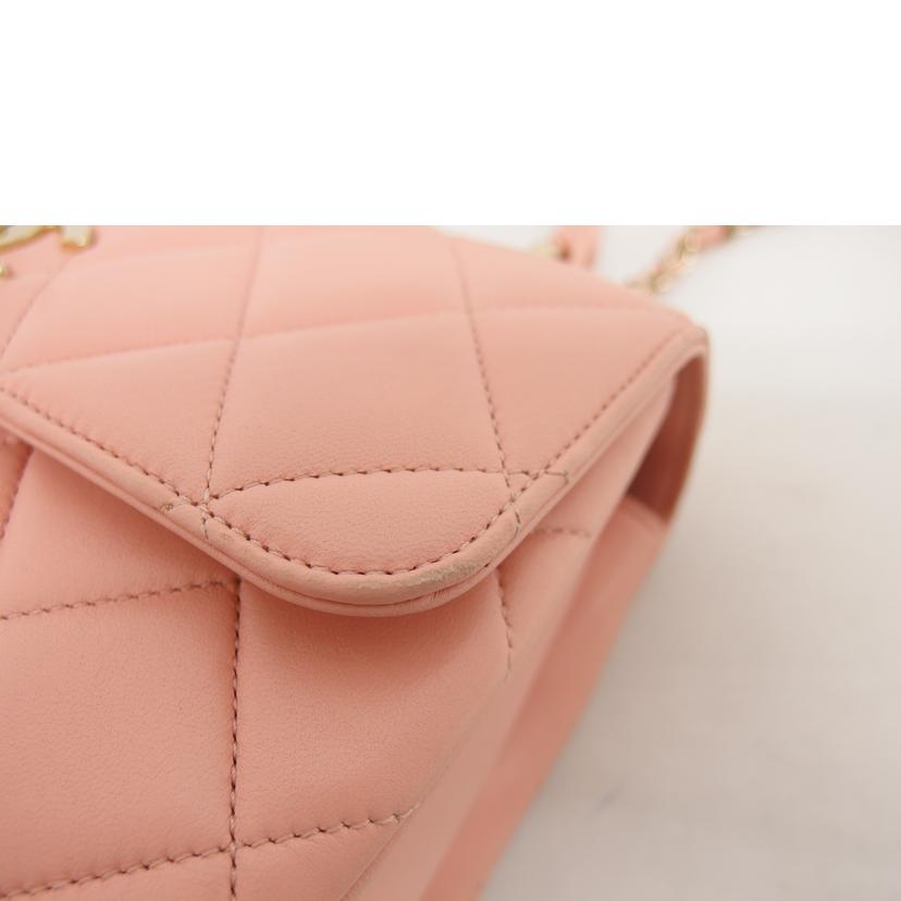 CHANEL シャネル/トレンディCC トップハンドルショルダー/ラムスキン/ピンク/AS4654//294*****/SAランク/04