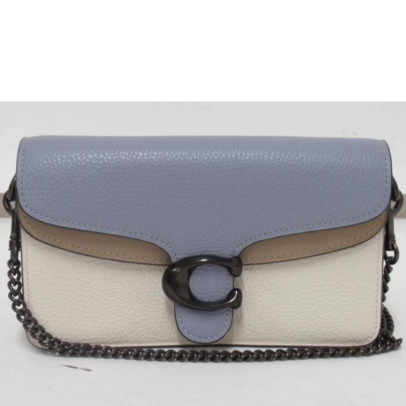 COACH/チェーンショルダーバッグ/レザー/76199//G20**/Aランク/63