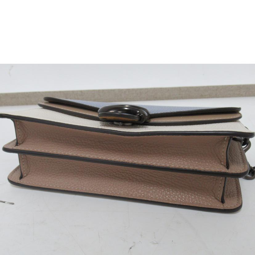 COACH/チェーンショルダーバッグ/レザー/76199//G20**/Aランク/63