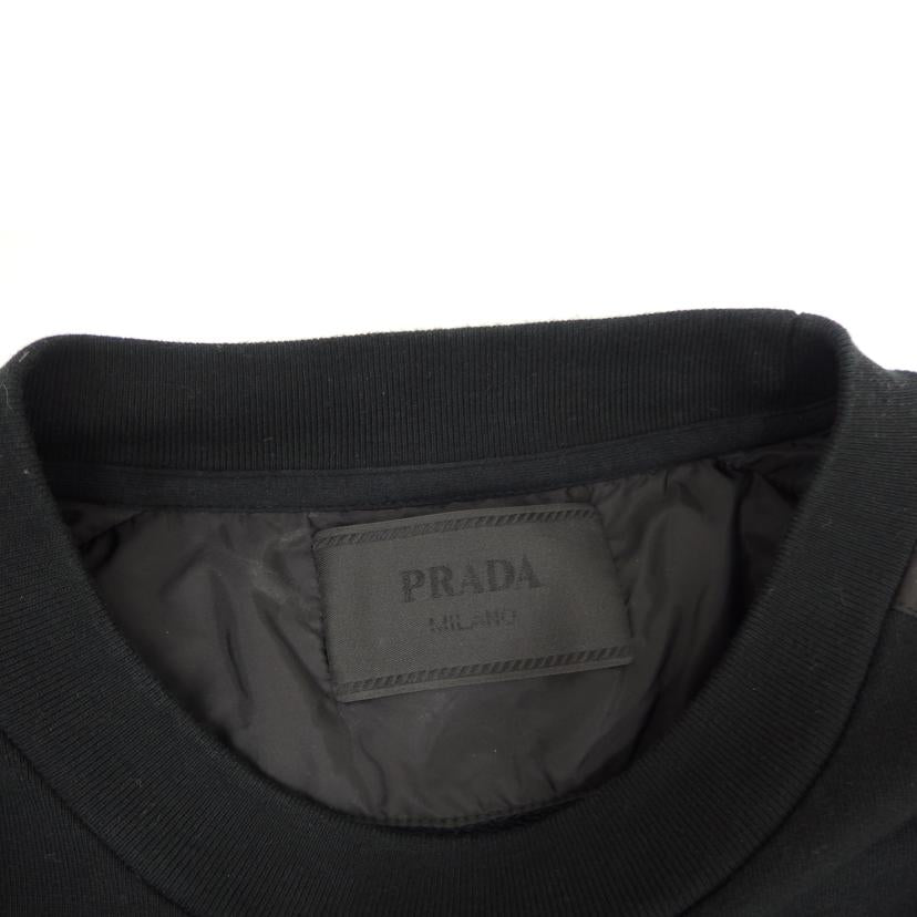 PRADA プラダ/ロゴスウェットシャツ/ブラック/CN 185/108 A//Bランク/82