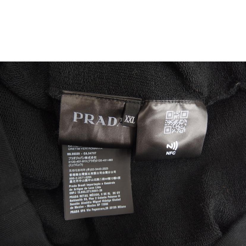 PRADA プラダ/ロゴスウェットシャツ/ブラック/CN 185/108 A//Bランク/82