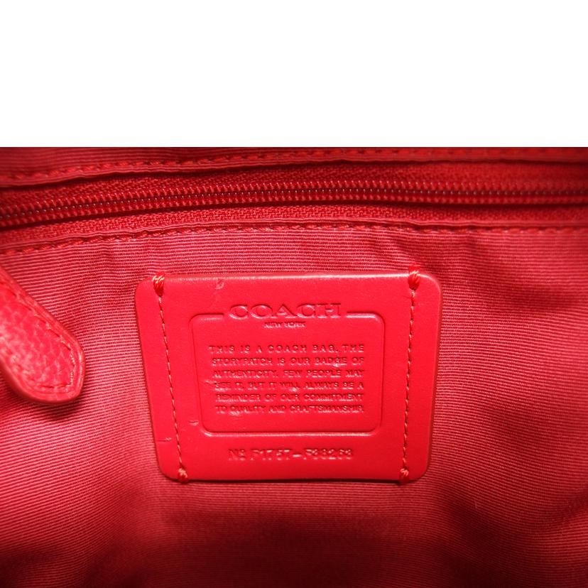 COACH コーチ/ミニチャーリー/バックパック/レッド/F38263//F17**/ABランク/04