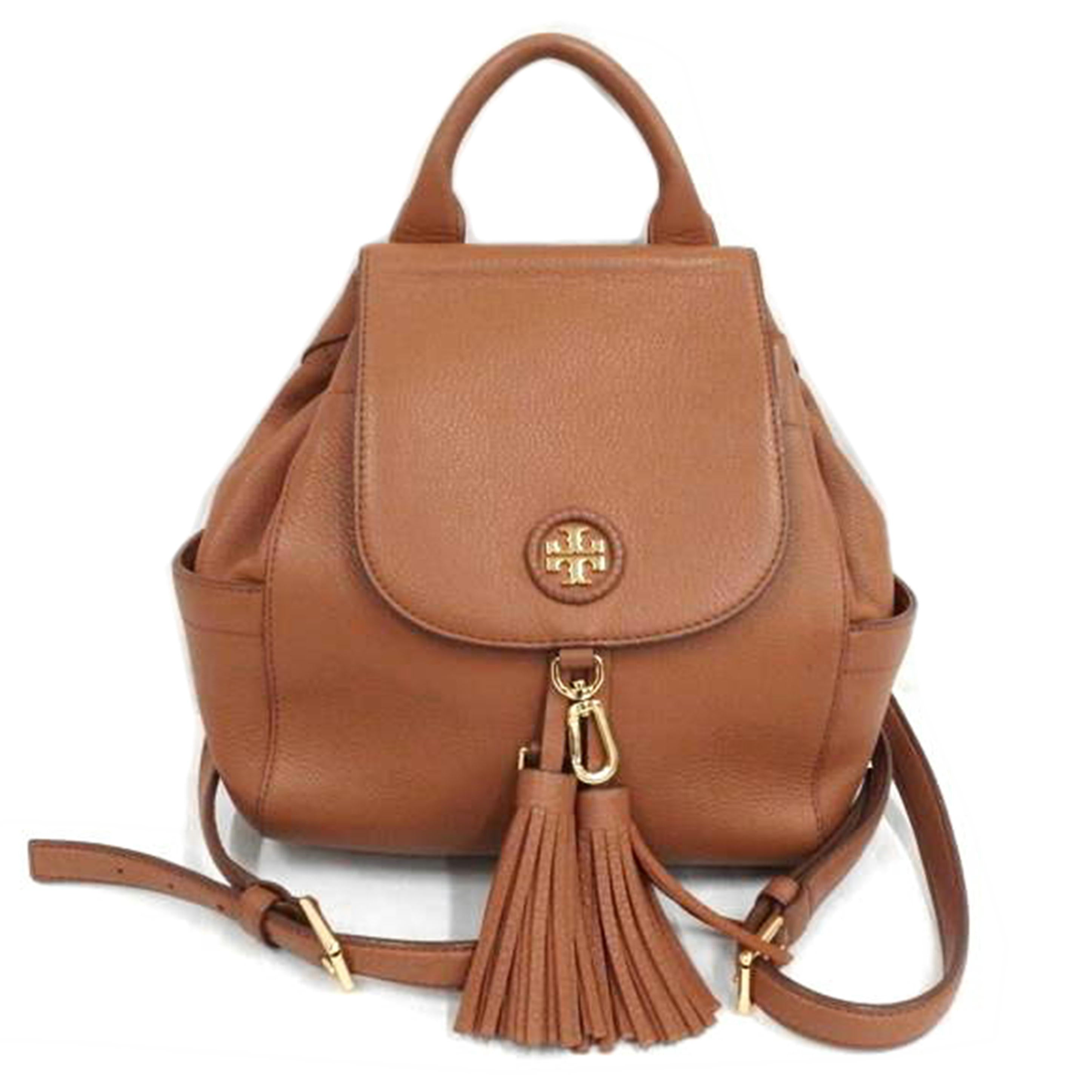 Tory Burch トリーバーチ/Tory Burch レザーリュック/ブラウン//Bランク/82