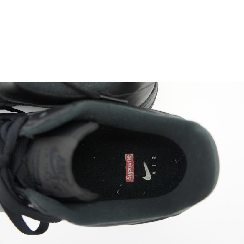 NIKE SUPREME×NIKE AIR FORCE 1BLACK ナイキ/NIKE SUPREME×NIKE AIR FORCE 1BLACK//ABランク/19