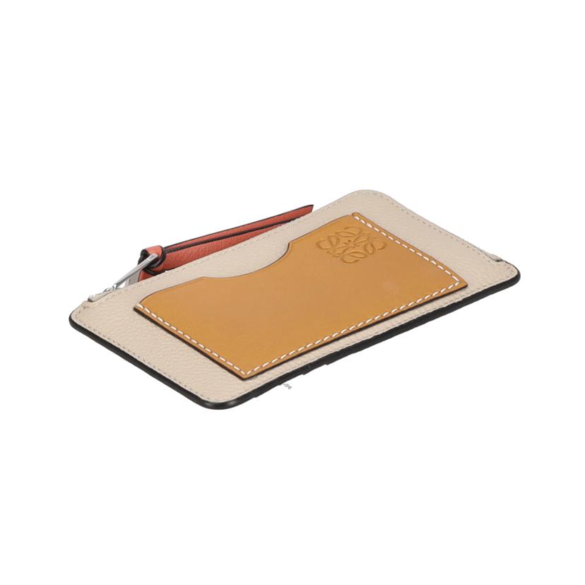 LOEWE ロエベ/コインカードホルダー/ライトオーツ/ハニー/C660Z40X07//062***/Aランク/78