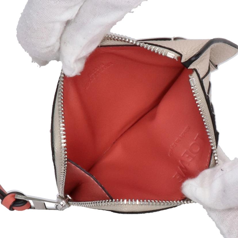 LOEWE ロエベ/コインカードホルダー/ライトオーツ/ハニー/C660Z40X07//062***/Aランク/78