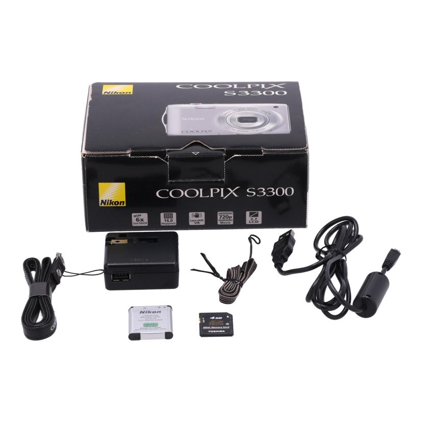 Nikon ニコン /デジタルカメラ/COOLPIX S3300//20003621/Bランク/78