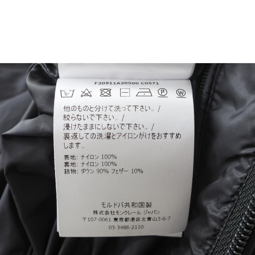 MONCLER モンクレール/SASSIERE ダウンJK TG5サイズ 3XLサイズ相当 ブラック/F20911A20500//Aランク/65