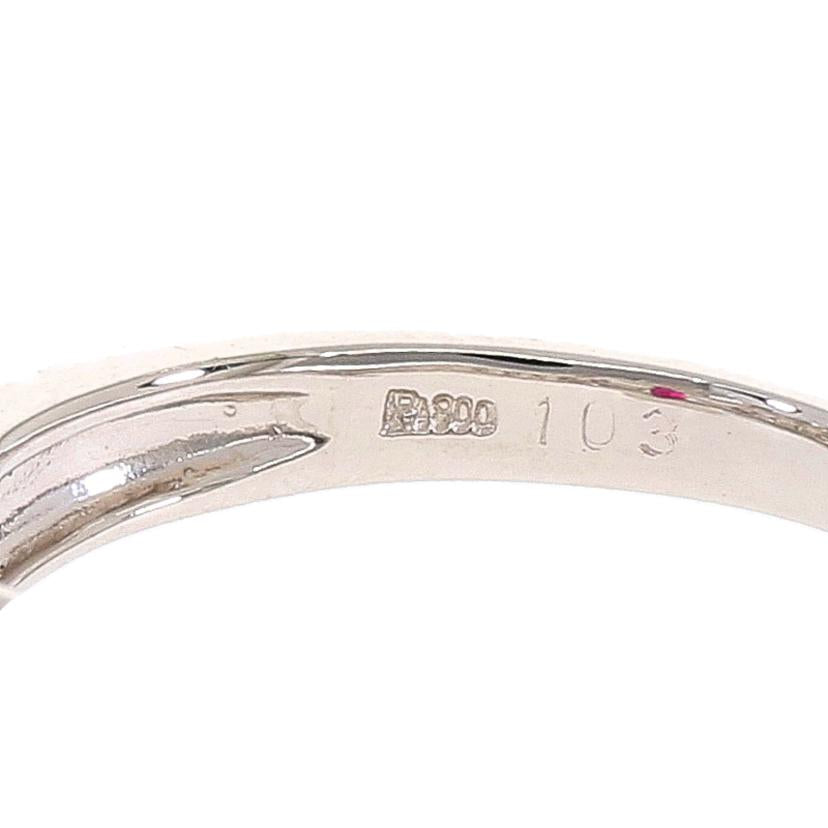 /◎PT900ルビーダイヤリング1.03/D0.20ct //Aランク/59