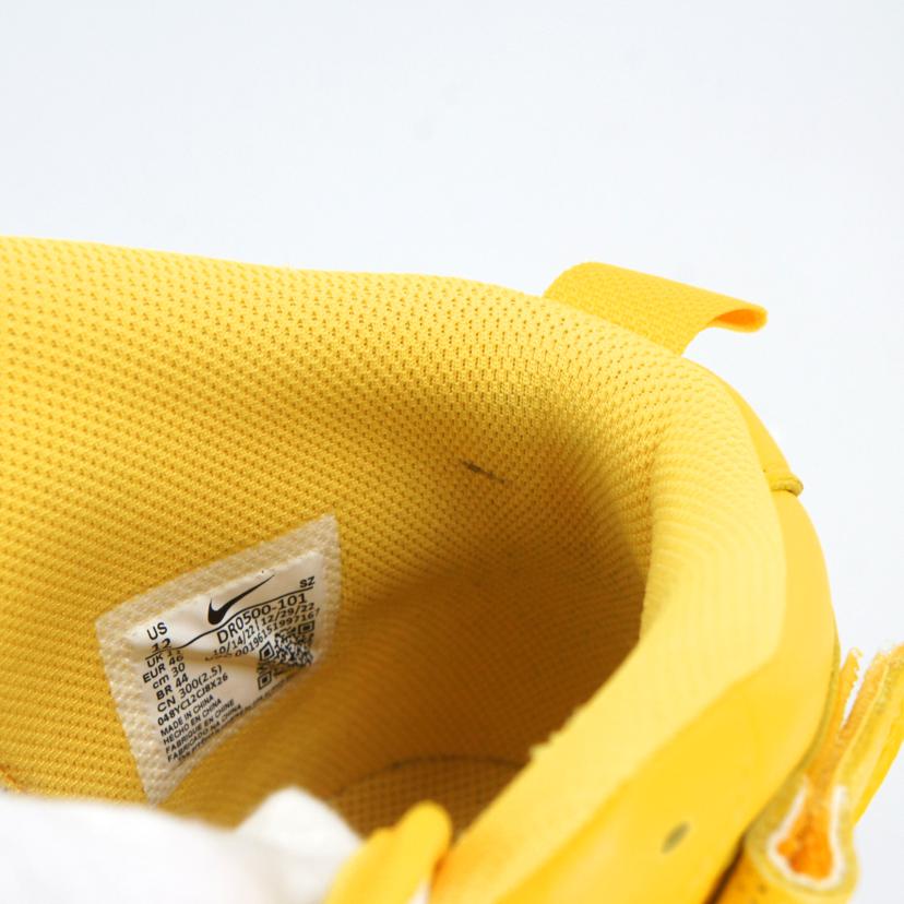 NIKE ナイキ/×OFF-WHITE AIR FORCE 1 MID SP White and Varsity Maize/DR0500-101//Bランク/05