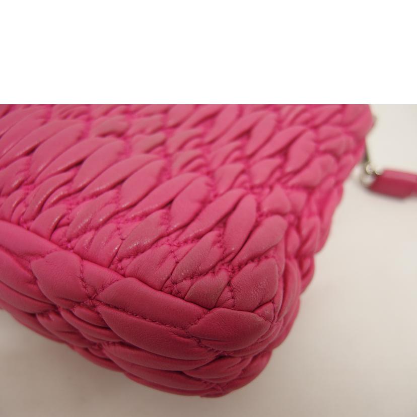 miu miu ミュウミュウ/マテラッセ/ナッパクリスタル/ビジュー3WAYバッグ/ピンク/RP0233//Bランク/04